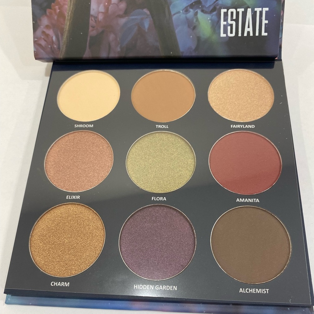Eyeshadow palette earth tones